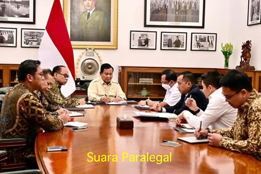 Presiden Prabowo Di Istana Negara Memimpin Rapat Terbatas Terkait Rencana Pembentukan Kopdes Merah Putih