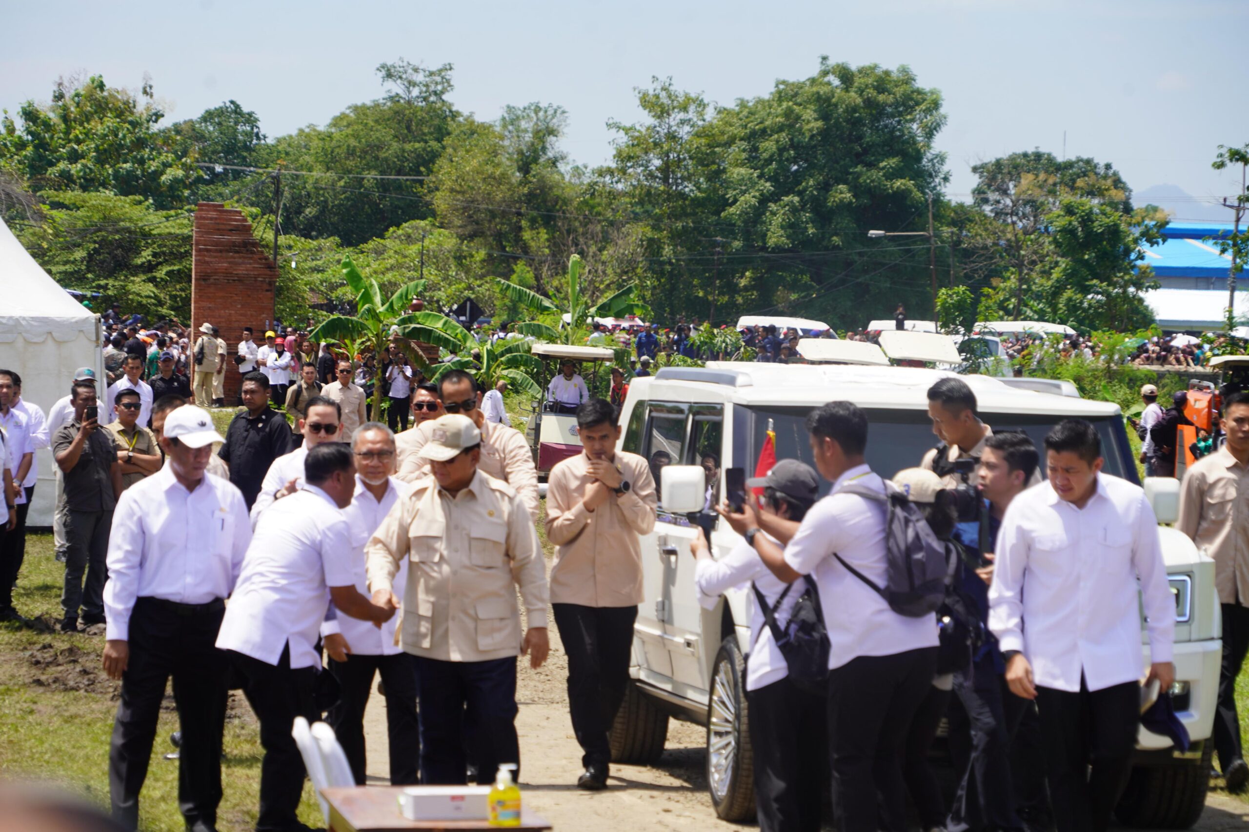 Kasad Hadiri Panen Raya Padi oleh Presiden RI, Perkuat Terwujudnya KPN
