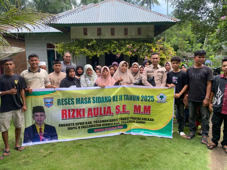Rizki Aulia Serap Aspirasi Warga Aur Serumpun Saat Reses DPRD Pasbar