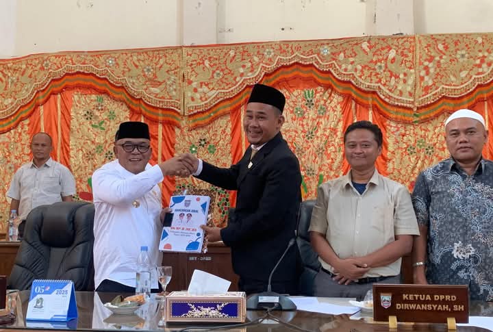 DPRD Sampaikan Rancangan Awal RPJMD Kabupaten Pasaman Barat 2025–2029