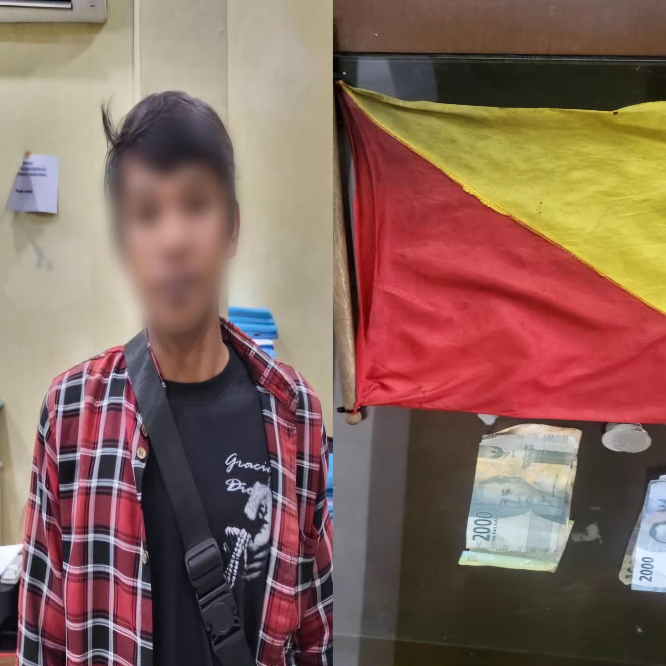 Satreskrim Polresta Cirebon Amankan Pelaku Parkir Liar di Area Alfamart Sindang Mekar.