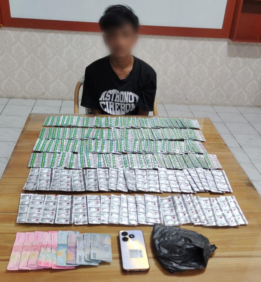 Pengedar OKT di Amankan Polresta Cirebon.a 852 Cirebon
