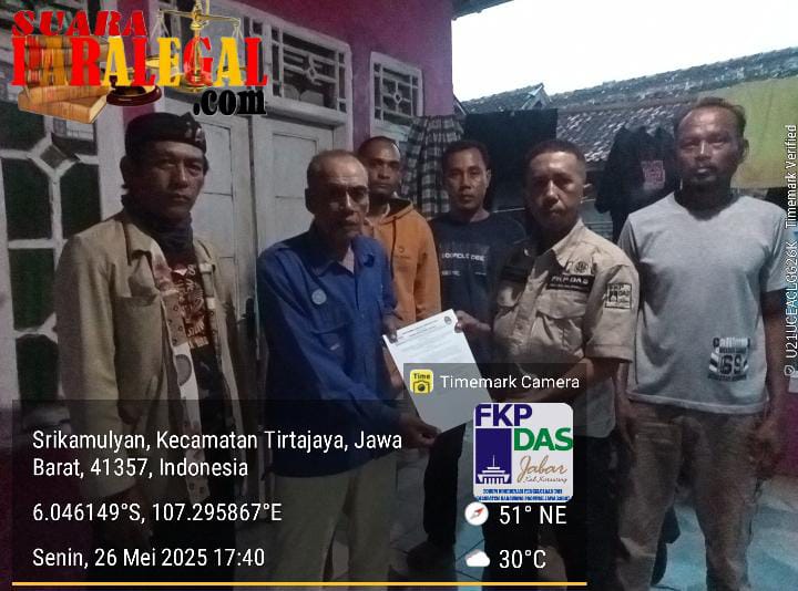 Korcam Tirtajaya Terima SK, Korlap FKP DAS Korwil Kabupaten Karawang berpesan 