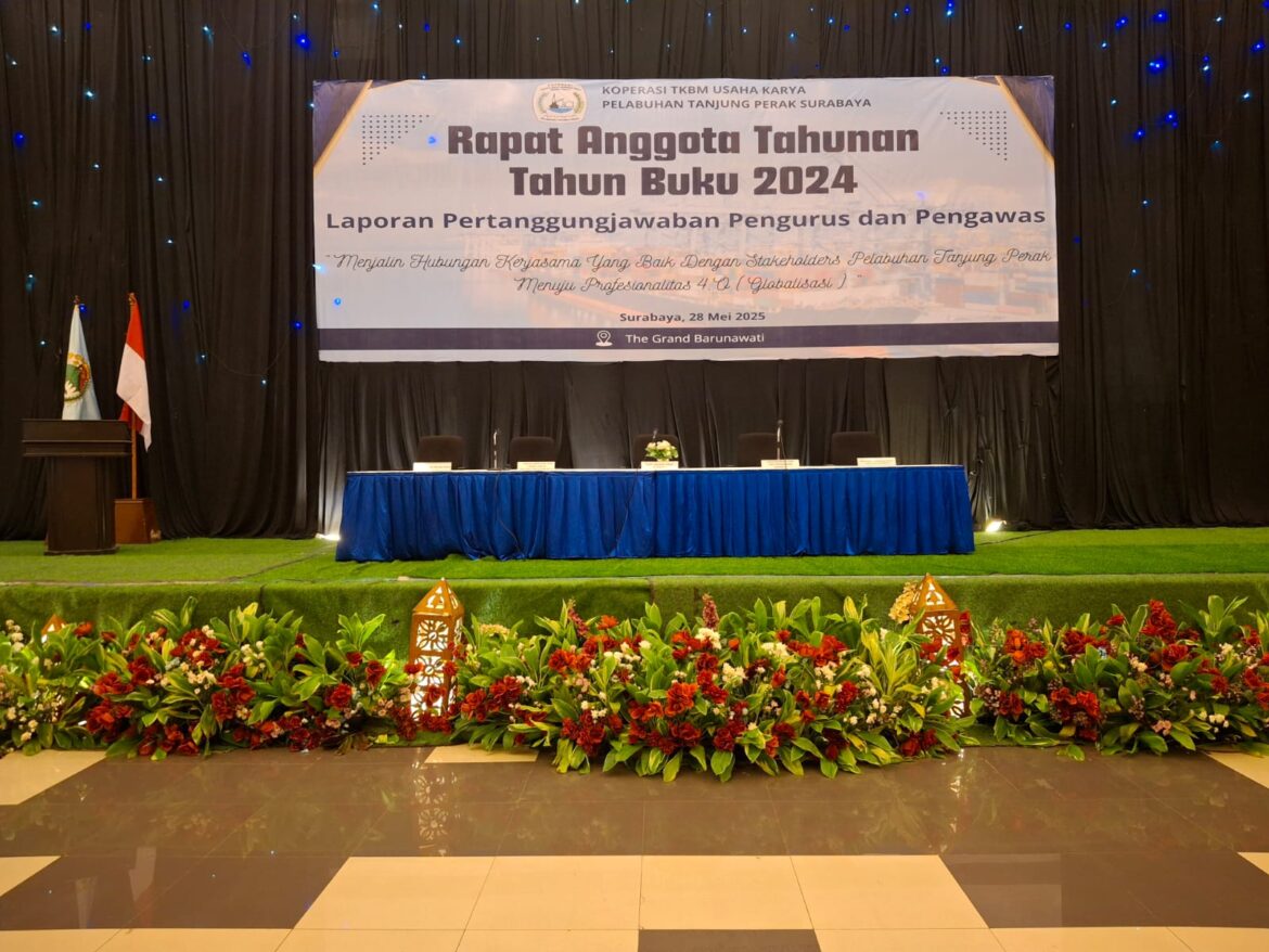 Rapat Anggota Tahunan (RAT) Koperasi TKBM Tanjung Perak Surabaya Tutup Buku Tahun 2024