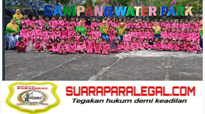 Sebanyak 150 Siswa Tk Al Amin Desa Branta Paseser Tlanakan Pamekasan Pilih Sampang Water Park Untuk Kegiatan Puncak Tema