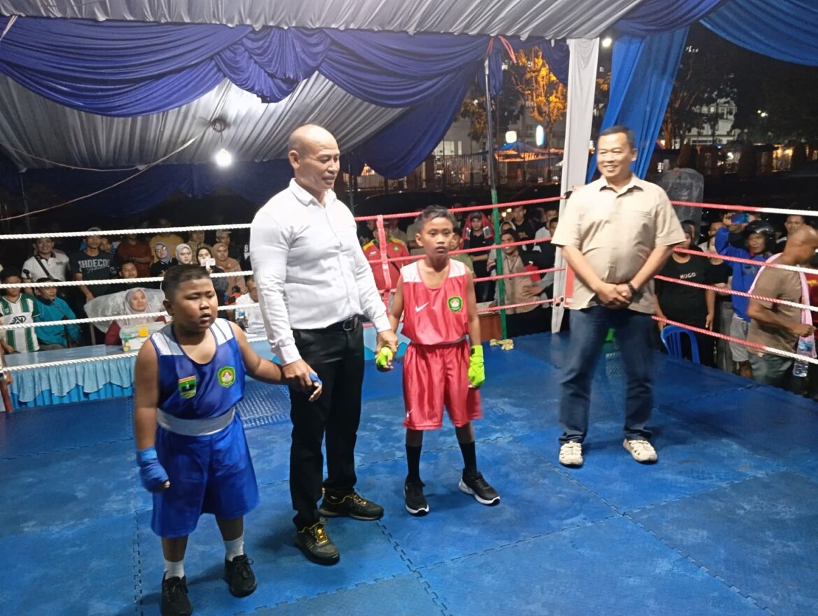 Kejuaraan Tinju Kapolres Cup II Meriahkan HUT Bhayangkara ke-79