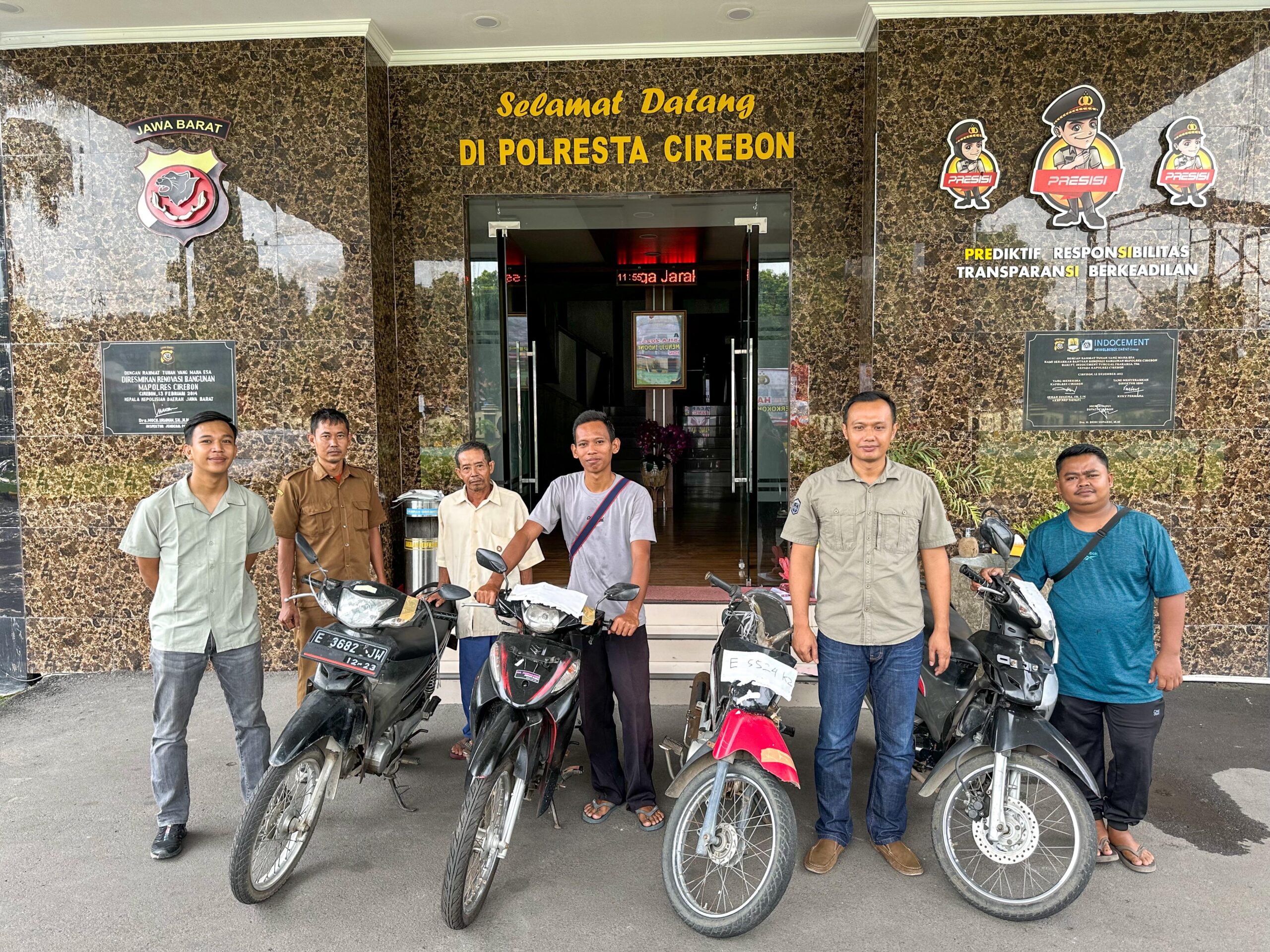 Polresta 852 Cirebon Ungkap Kembali Curanmor.