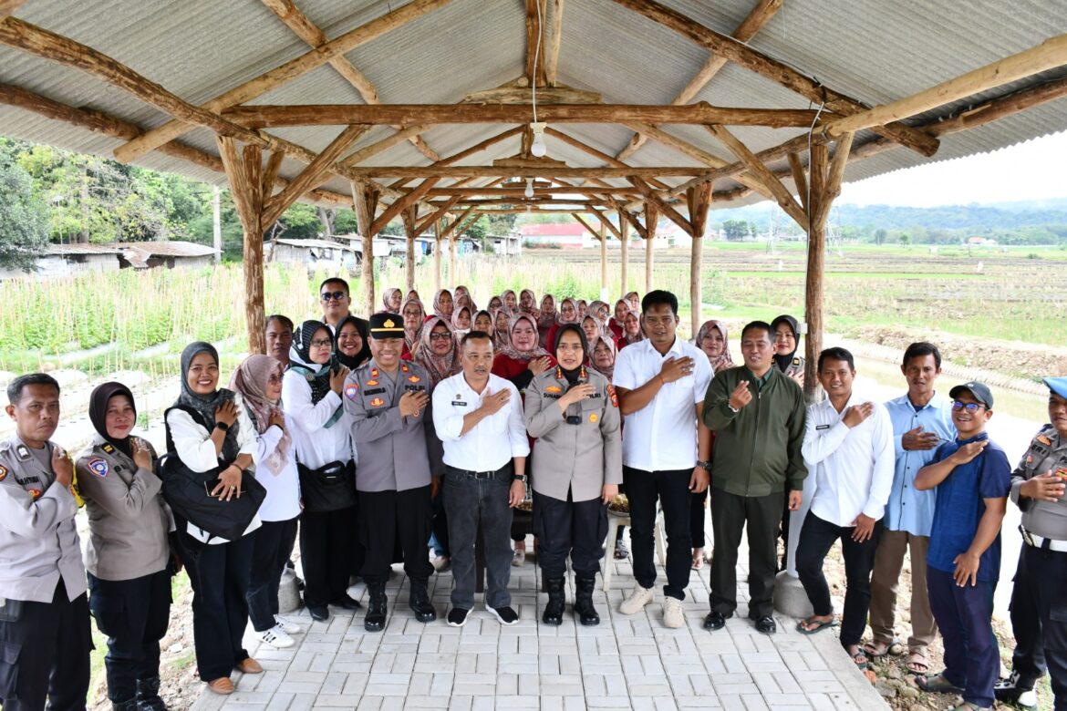 KWT Hijau Daun Cirebon Girang di Resmikan Oleh Polresta Cirebon.