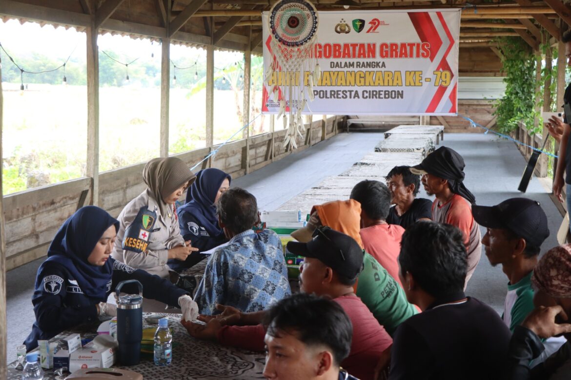 Polresta Cirebon Gelar Bhaktikes Bagi Petani di RM Bageur.