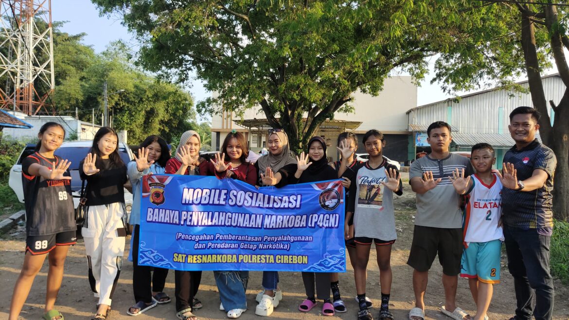Satresnarkoba Polresta Cirebon Gelar Mobile Sosialisasi Tentang Bahaya Penyalahgunaan Narkoba.