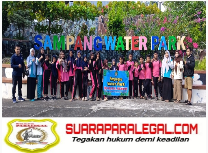 Rayakan Kelulusan Siswa, SDS Islam Al Khoiriyah Tadden Kecamatan Camplong Pilih Sampang Water Park Sebagai Wisata Favorit