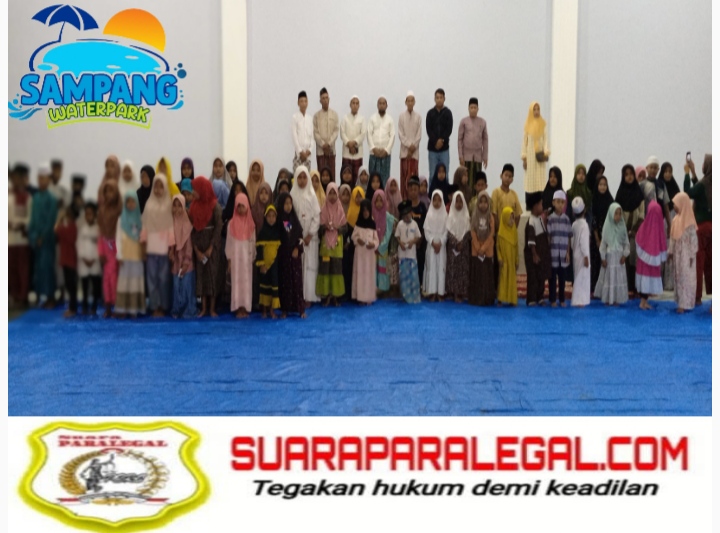 Meski Sibuk, Owner Sampang Water Park Tetap Rutin Berikan Santunan Anak Yatim di Gedung Kholifah