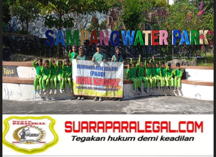 PAUD Nurul Karomah Kara Torjun Pilih Sampang Water Sebagai Tujuan Favorit