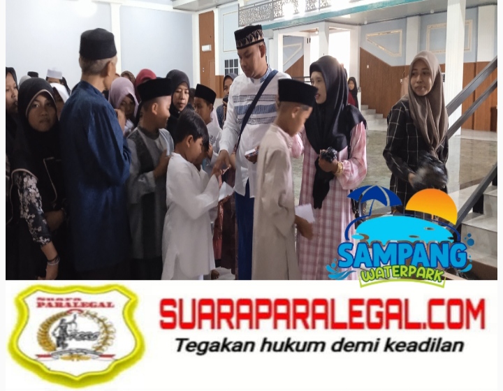 Owner Sampang Water Park Santuni Anak Yatim,  Seperti Jarak Jari Telunjuk dan Jari Tengah