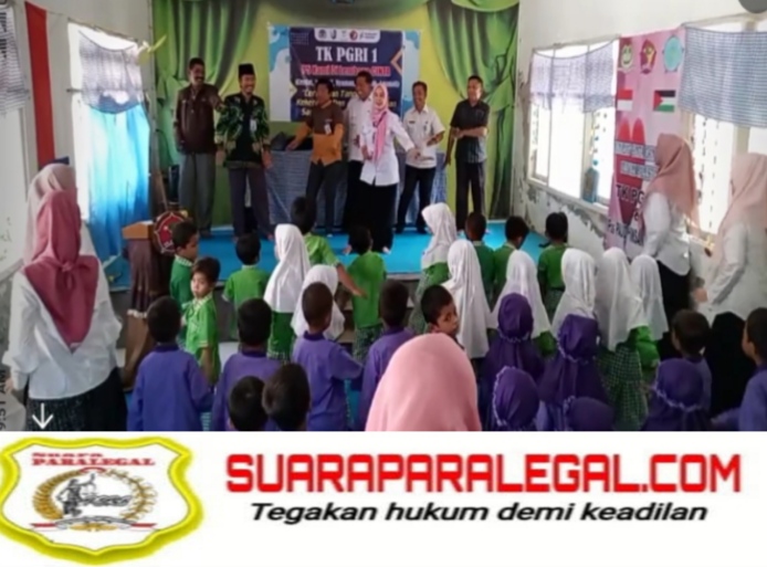Keren, TK PGRI 1 Sampang Mengundang Tiga OPD, Ciptakan Generasi Emas Tanpa Narkoba, Tanpa Kekerasan Pada Anak dan Bersih Dari Sampah