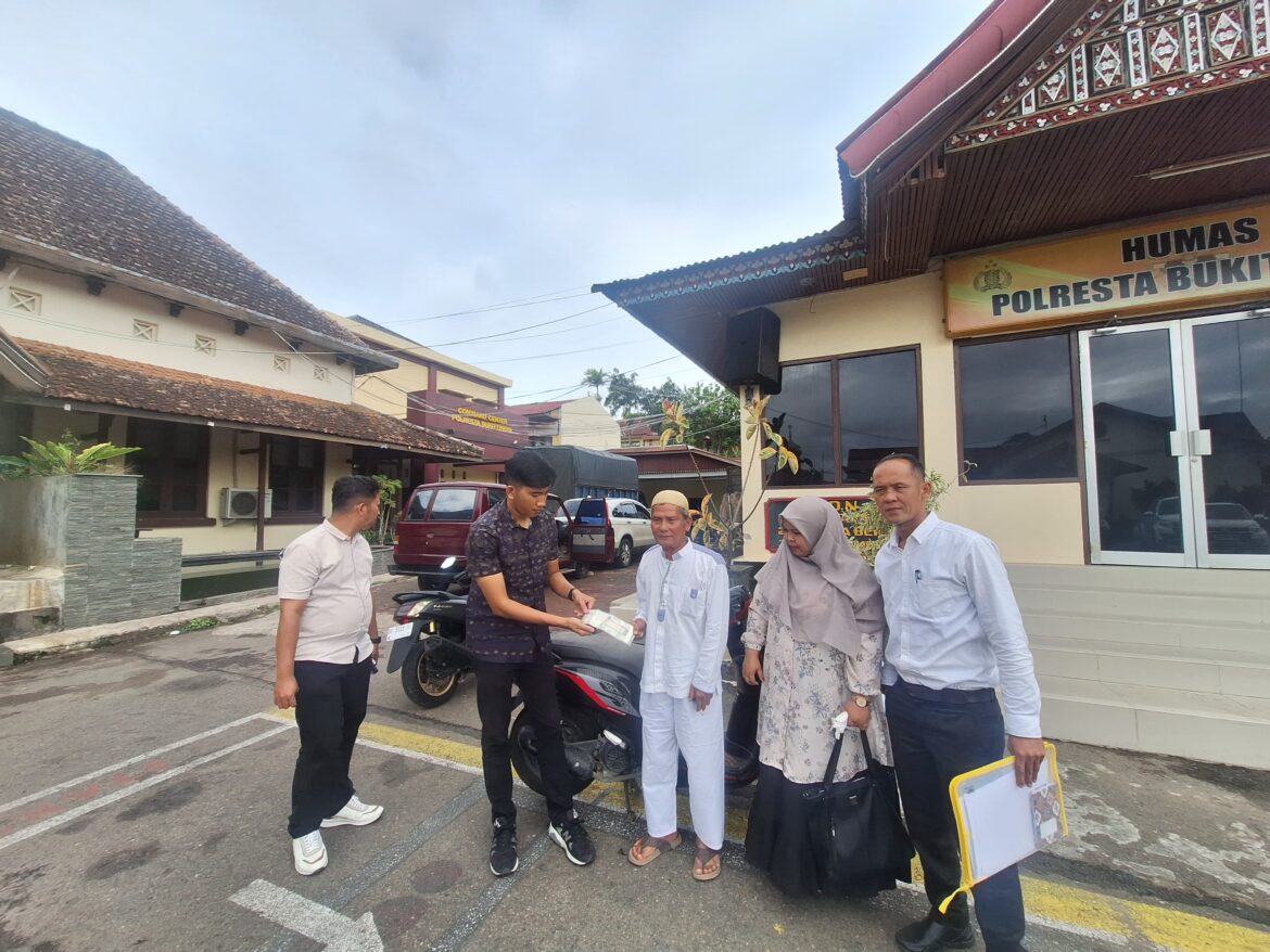 Korban Apresiasi polresta Bukittinggi : Kuasa Hukum Meminta Penyidik Objektif Dalam Memberikan Hasil Penyelidikan.