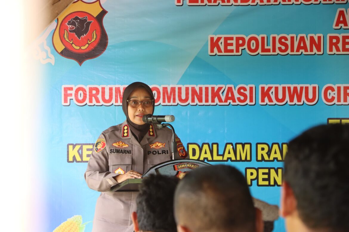 Polresta Cirebon Gelar Penandatanganan MOU Dalam Mendukung Program Ketahanan Pangan Swasembada Jagung.