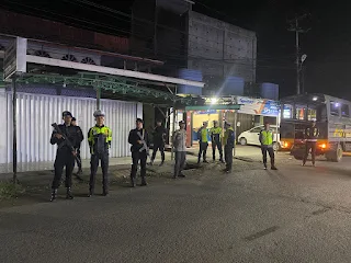 Polres Pasaman Barat, melaksanakan kegiatan Patroli Berskala Besar menyasar kesejumlah wilayah