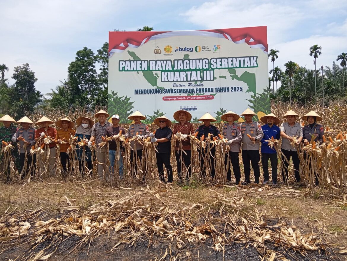 Ketua DPRD  Hadiri Panen Raya Jagung Serentak, Dukung Swasembada Pangan 2025