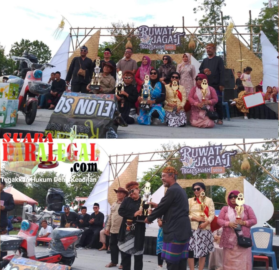 Pemdes Tegal Sawah Gelar Hajat Bumi Di Lapang Bola Wiratani Desa Tegal Sawah Karawang