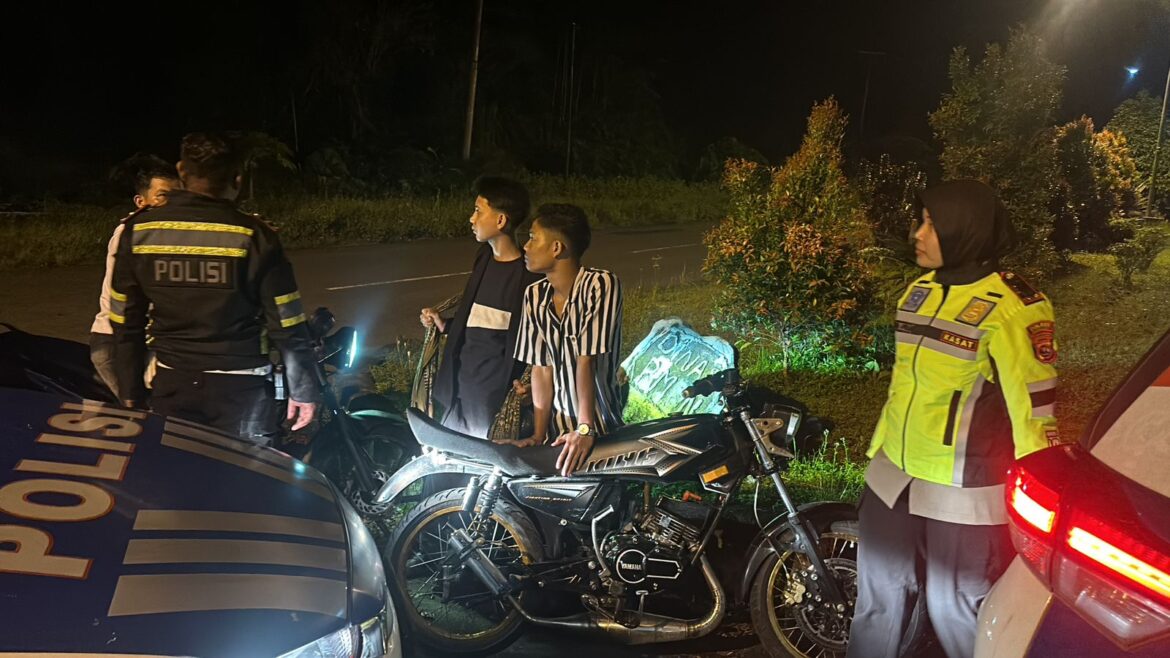 Polres Pasaman Barat Intensifkan Patroli Guna Mencegah Aksi Balap Liar Dan Gangguan Kamtibmas