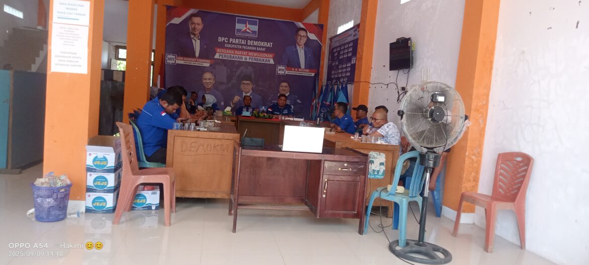 Hari Ultah Ke-24 DPC Partai Demokrat Kabupaten Pasaman Barat Melaksanakan Sosial Kemasyarakatan 