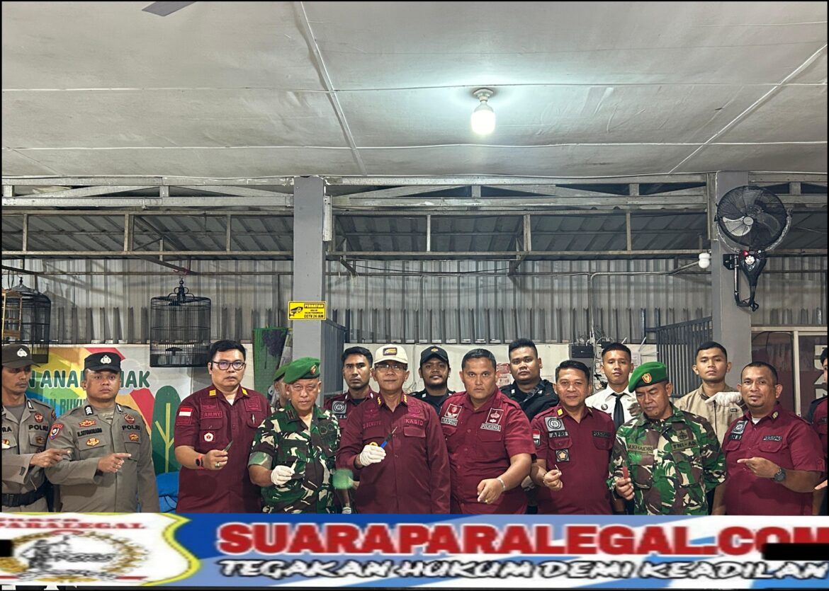 Mitigasi Risiko Gangguan Kamtib, Lapas Labuhan Ruku Gandeng TNI dan Polri Gelar Razia Kamar Hunian
