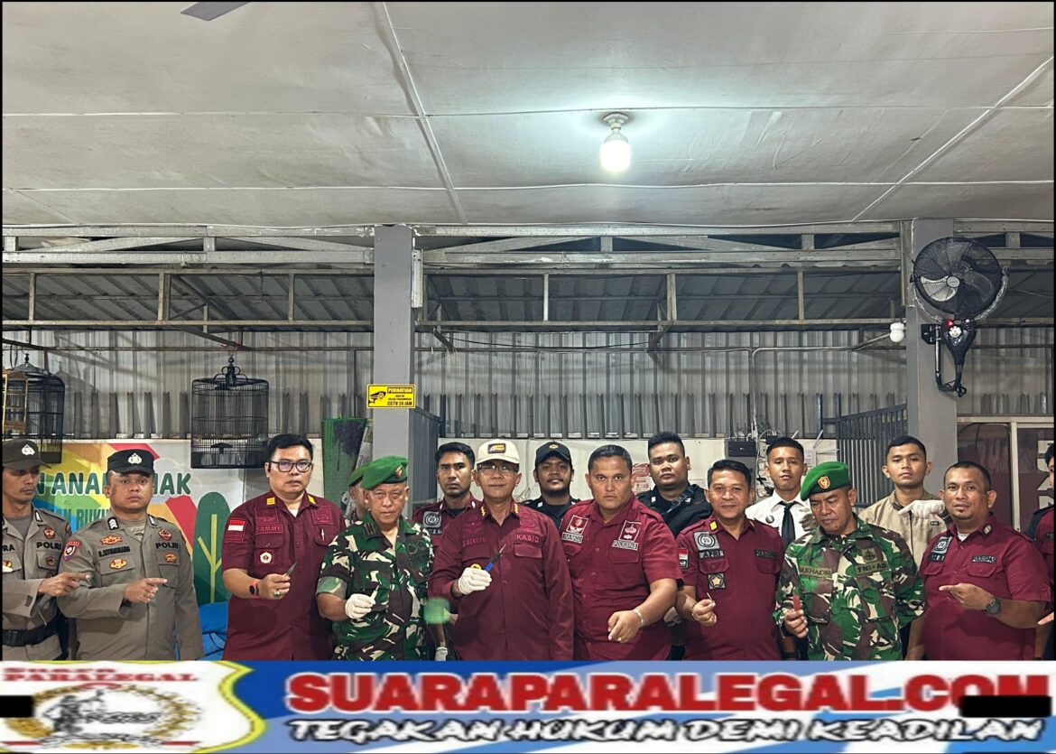 Mitigasi Risiko Gangguan Kamtib, Lapas Labuhan Ruku Gandeng TNI dan Polri Gelar Razia Kamar Hunian
