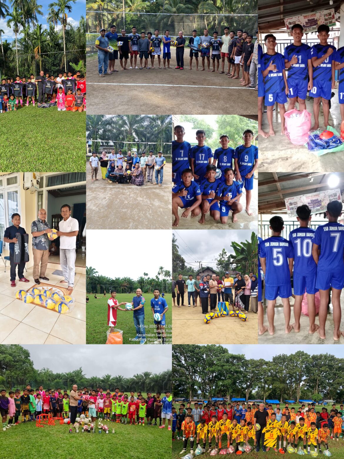 Wakil Ketua DPRD Pasbar H.Insan Sabri Lepas Tim SSB Padang Tujuh ke Kota Pariaman