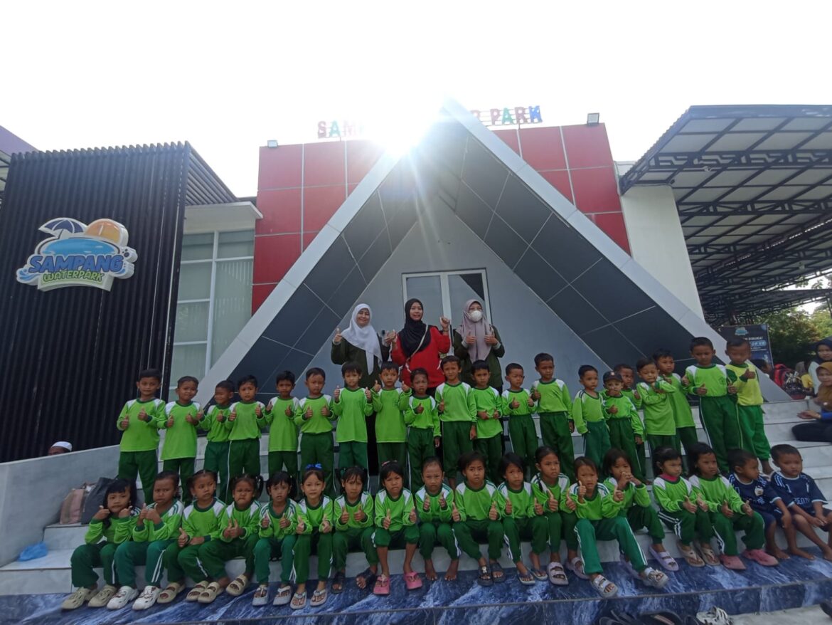 TK Muslimat 2 Khodijah Ramaikan Sampang Water Park, Anak – Anak Puas Bermain