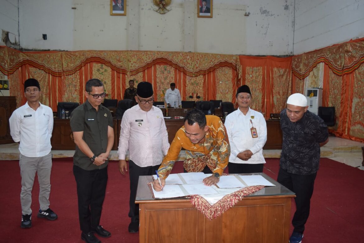 Rapat Paripurna DPRD tentang RAPBD Tahun Anggaran 2026 Disahkan