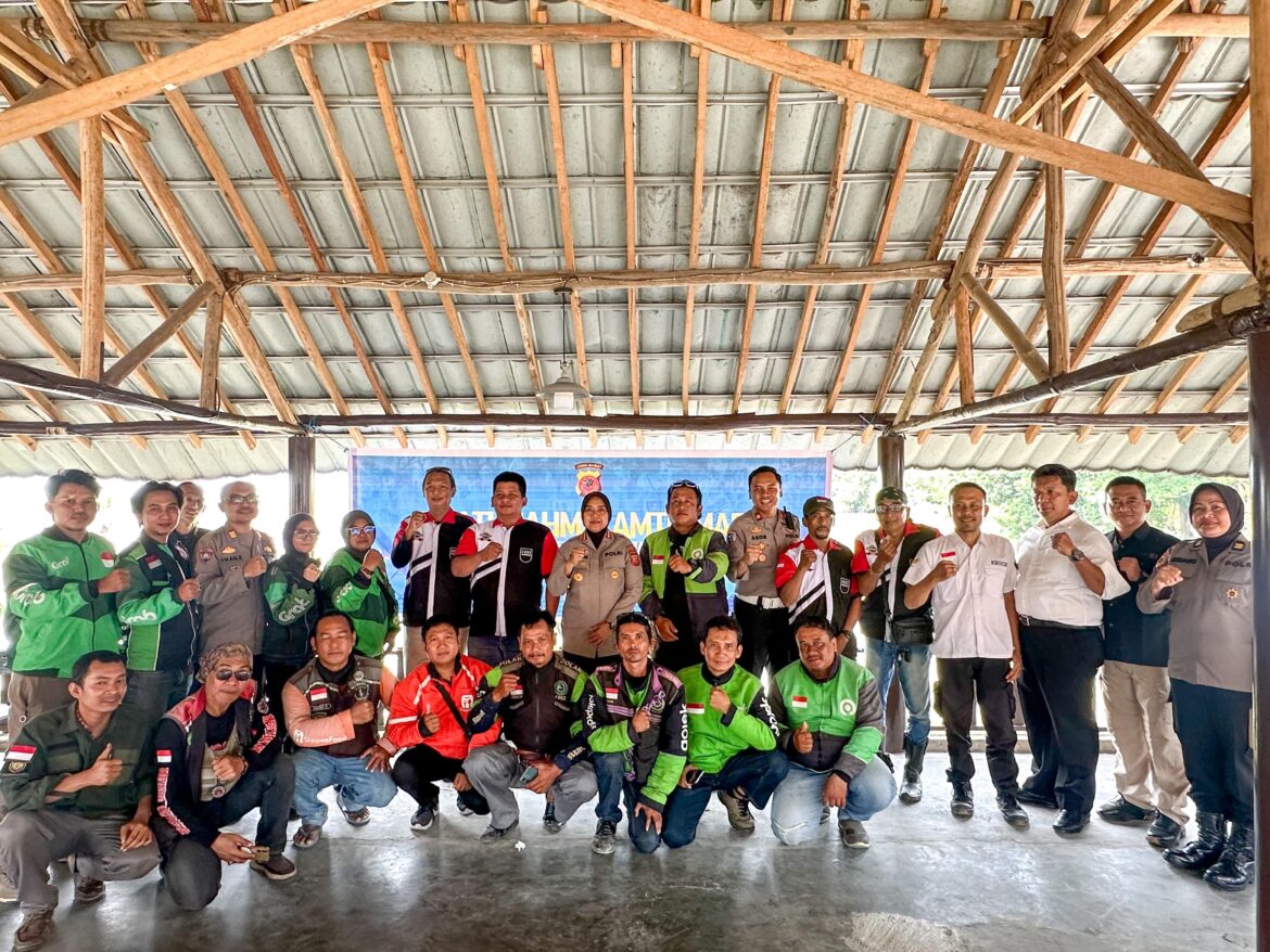 Polresta Cirebon Gelar Silaturahmi Kamtibmas Dengan Komunitas Ojek Online