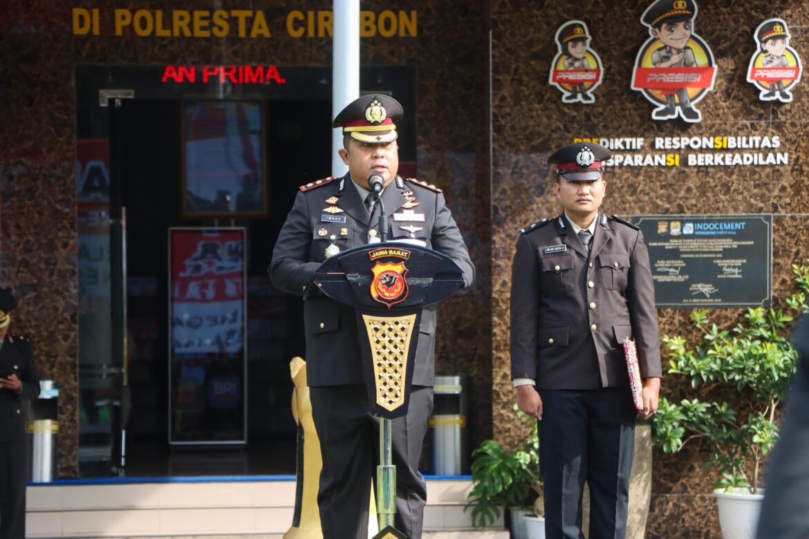 Upacara Hari Bela Negara Ke-77, Polresta Cirebon Teguhkan Semangat Pengabdian untuk Indonesia Maju.