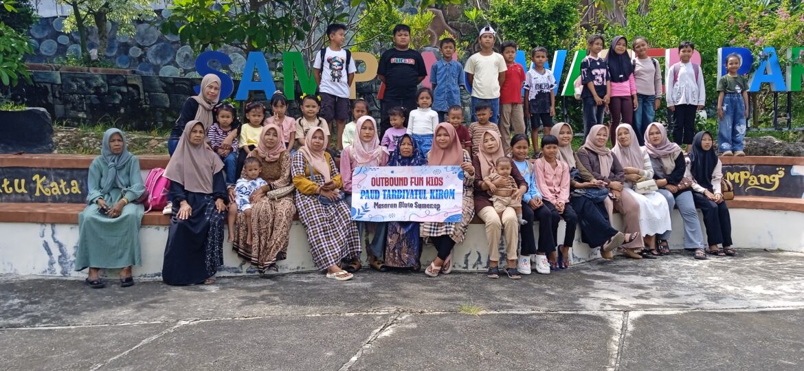 Outbound Fun Kids Paud Tarbiyatul Kirom Masaran Bluto Sumenep di Sampang Water Park