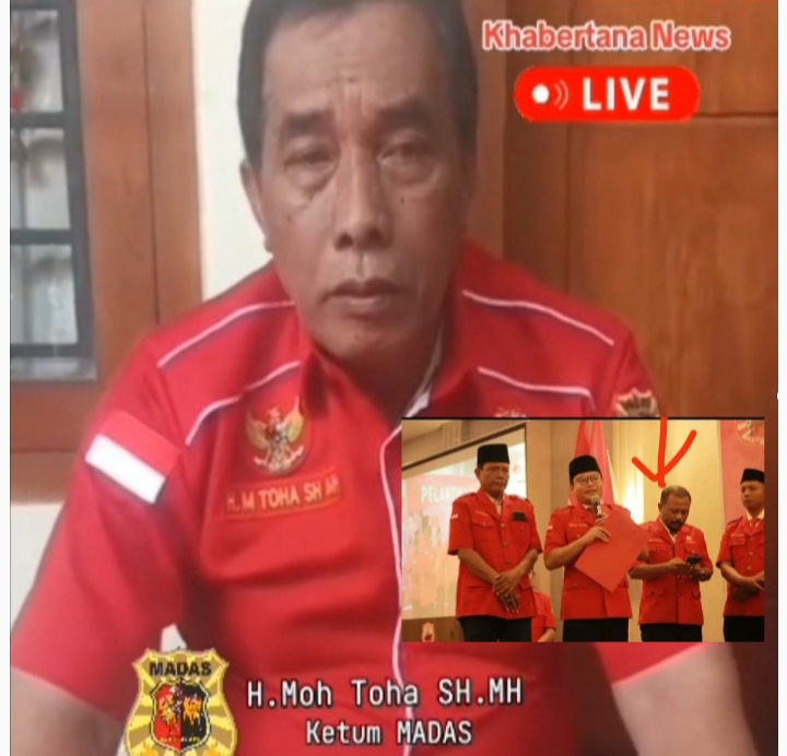 Ketum MADAS H.Moh Toha SH.MH Menyesalkan Tindakan Oknum Sekretaris MADAS Serumpun di Surabaya